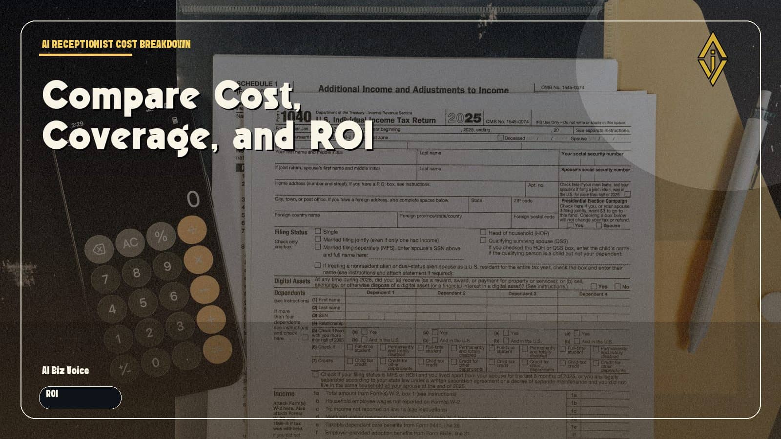AI Receptionist vs Full-Time Receptionist: A Cost Breakdown for Small Businesses
