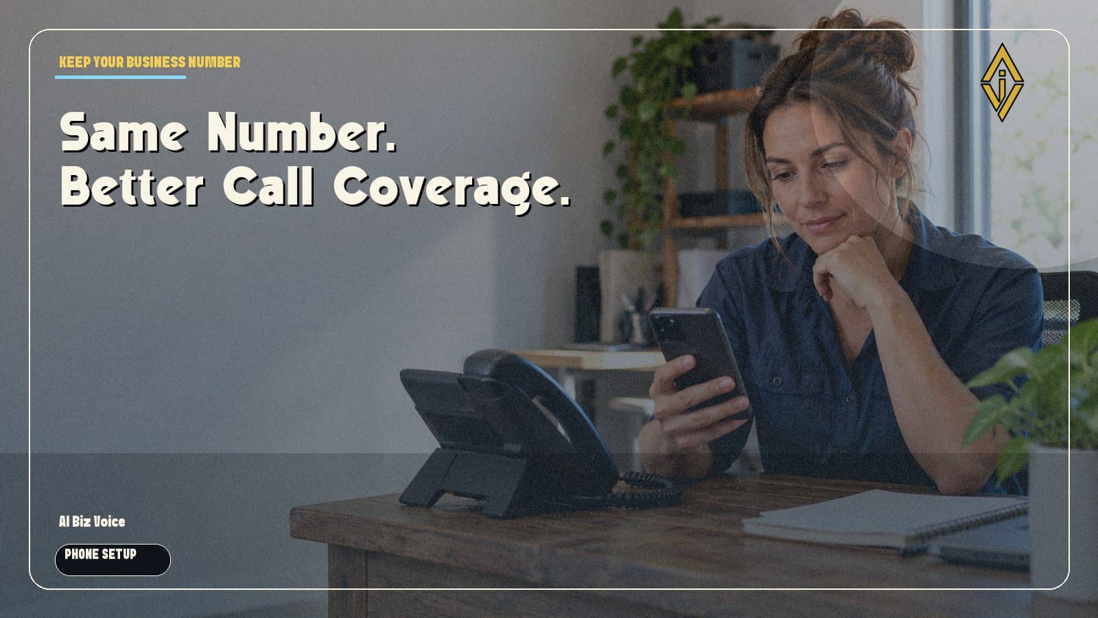 AI Receptionist With Your Existing Business Phone Number