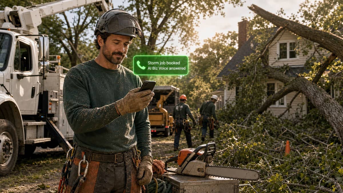 AI Receptionists for Tree Removal Companies: Catch Storm Calls Before Competitors Do