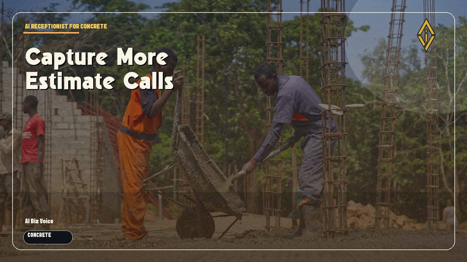 How Concrete Companies Use AI Receptionists to Capture More Estimate Calls